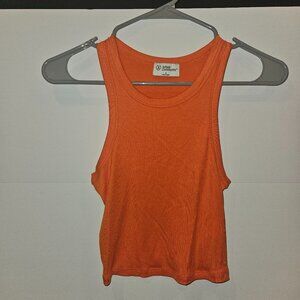 Aritzia Women's Small Orange Cropped Tank Top
